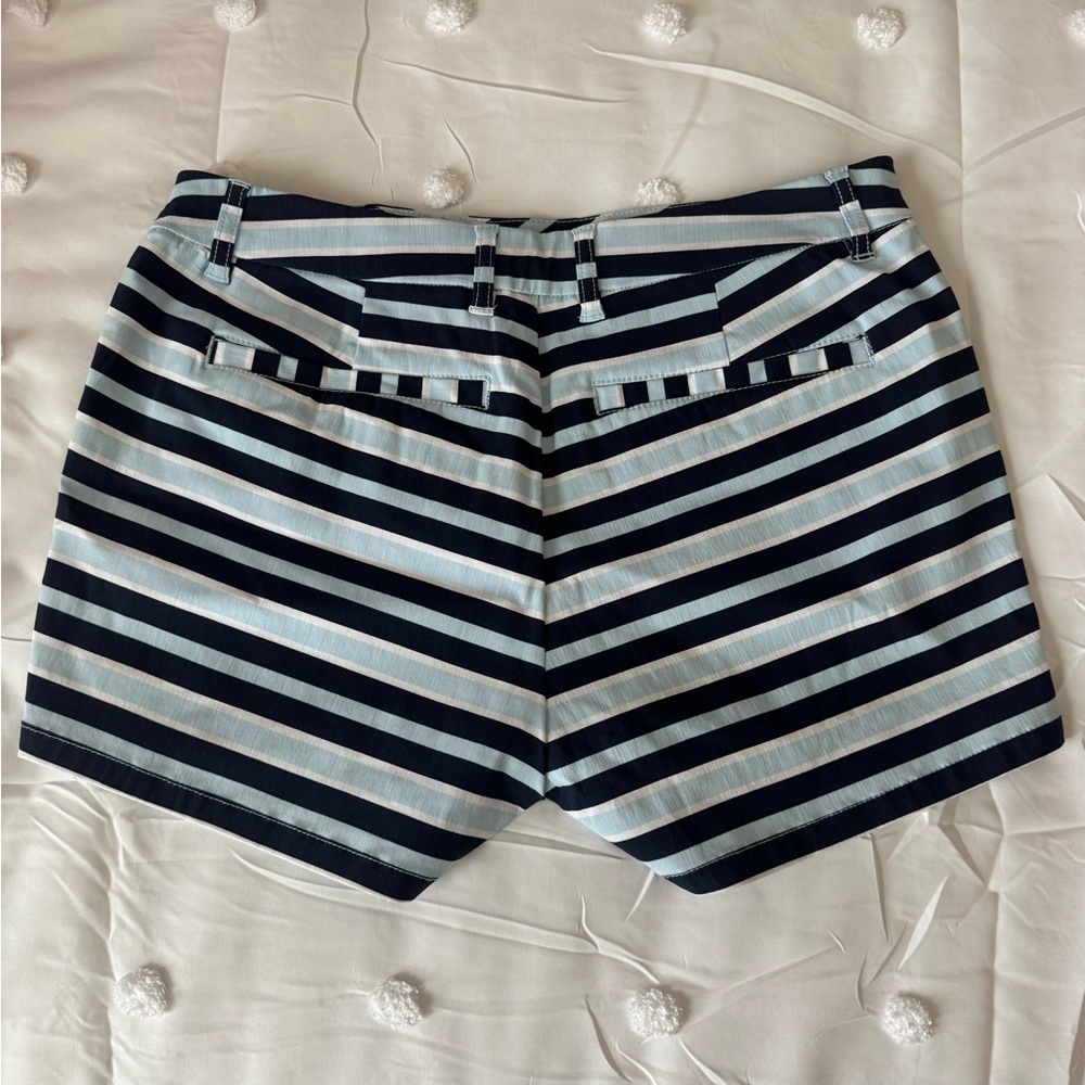 BeBop Blue and White Shorts Classic Style